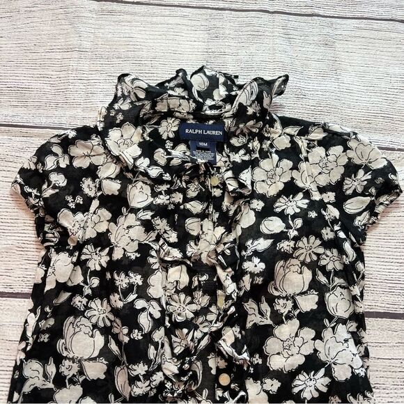 Ralph Lauren Floral Blouse size 18M - Picture 2 of 7